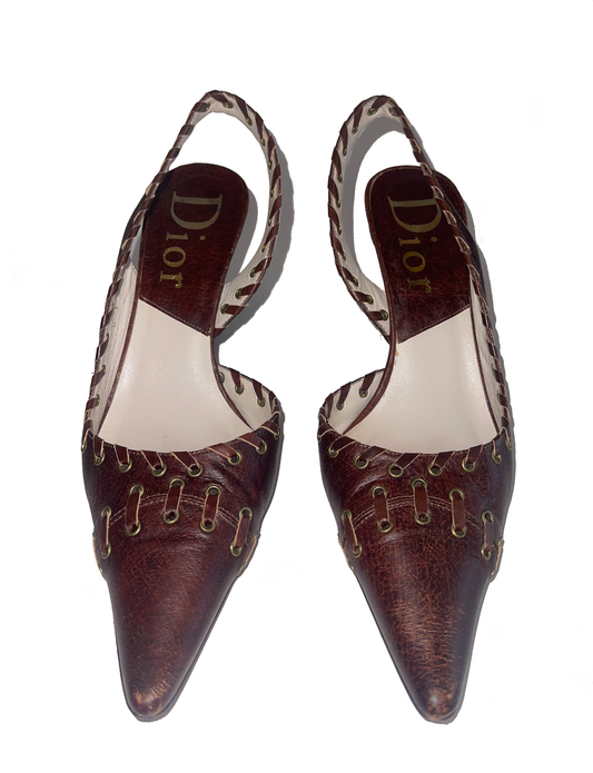 Dior ethnik slingback