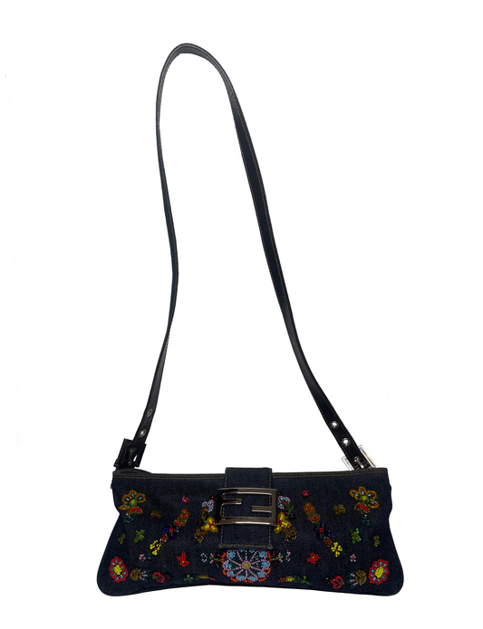 Fendi crossbody denim